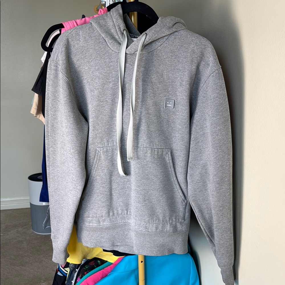 ACNE Studios Small Gray Hoodie Sweatshirt